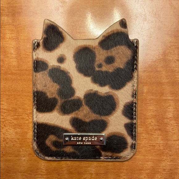 kate spade Accessories - 🥳HP🥳 Spade Cat Ear Card Pocket for Phone🐆🥳❤️🕉